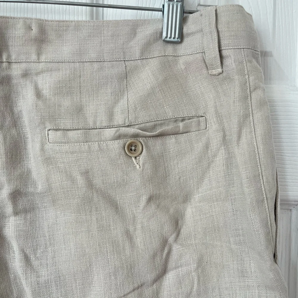 Banana Republic Mens Linen Pleated Shorts Size 36